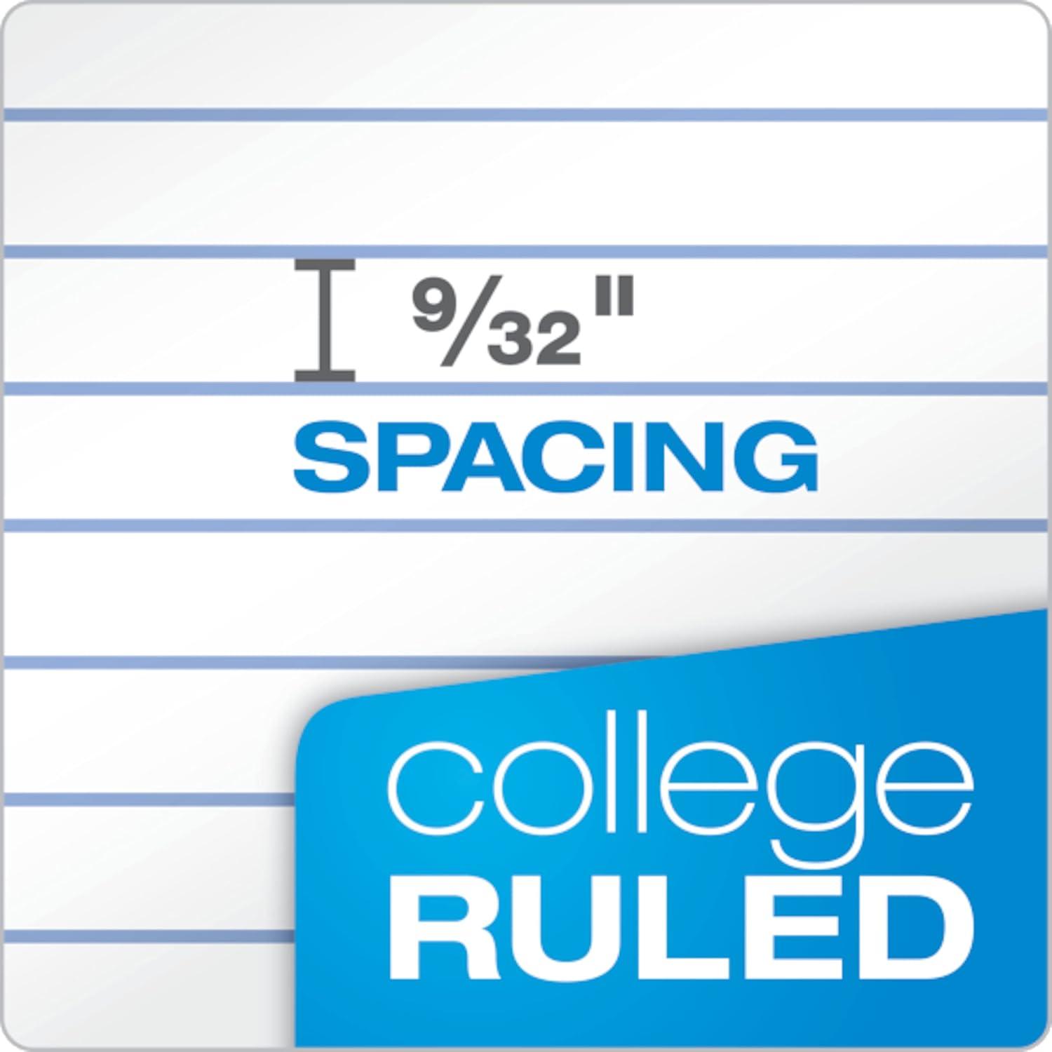 imageOxford Spiral Notebook 6 Pack 1 Subject College Ruled Paper 8 x 1012 Inch Color Assortment Design May Vary 65007College Rule  6 Pack