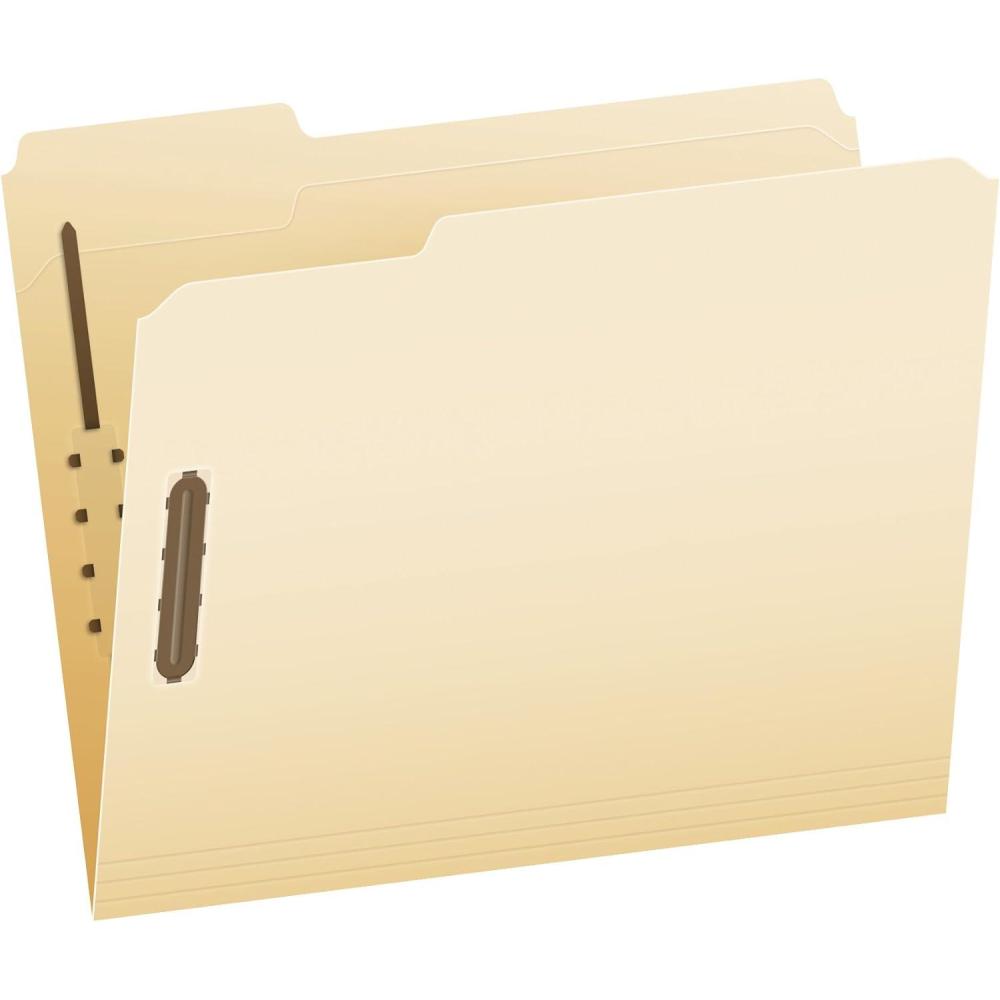 imagePendaflex Fastener Folders 2 Fasteners Letter Size Manila 13 Cut Tabs in Left Right Center Positions 50 Per Box FM2132 Fasteners