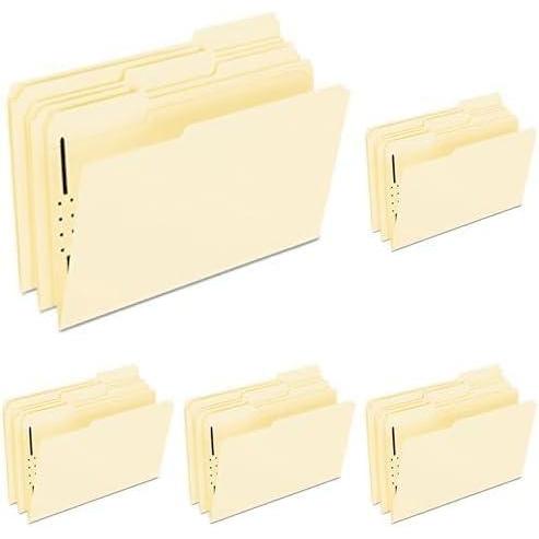 imagePendaflex Manila Fastener Folders Legal Size 2 Fasteners 13 Cut 50BX FM313EE1 Fastener