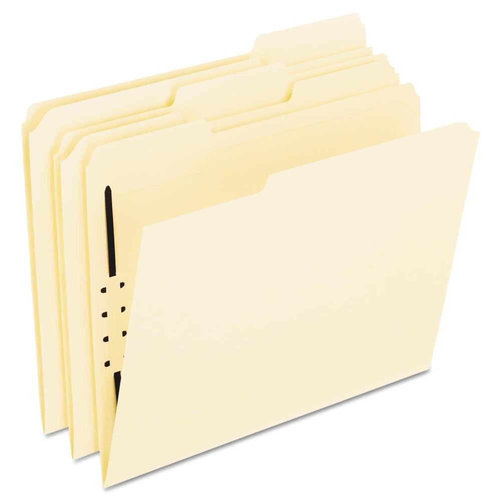 imagePendaflex Manila Fastener Folders Letter Size 1 Fastener 13 Cut 50BX FM21013 Cut Assorted Position