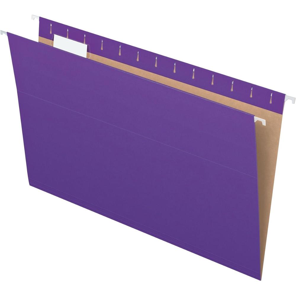 imagePendaflex Recycled Hanging Folders Letter Size Aqua 15 Cut 25BX 81616Violet