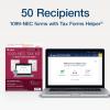 Adams 2024 1099 NEC Tax Forms, 4 Part 1099 Forms, Laser/Inkjet Forms for 50 Recipients, 6 1096 Forms, Access to Tax Forms Helper (1009319)