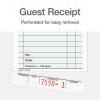 Adams Guest Check Pads, Single Part, Perforated, White, 3-2/5″ x 6-3/4 “, 50 Sheets/Pad, 5 Pads/Pack (525SWMT)(3-2/5 x 6-3/4 Inches)