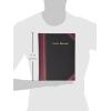 Adams Log Book, 8.13 x 10.38 Inches, Black Covers with Maroon Spine, 150 Pages (ARB810L15)