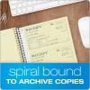 Adams Money and Rent Receipt Book, 2-Part Carbonless, 5-1/4 x 11, Spiral Bound, 200 Sets per Book, 4 Receipts per Page (SC1152)(Smaller pack)