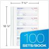 Adams Money and Rent Receipt Books, 3-Part Carbonless, 7-5/8″ x 10-7/8″, Bound Wraparound Cover, 100 Sets per Book, 4 Receipts per Page, 5 Books per Pack (TC1182-5)(7-5/8 x 10-7/8)