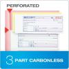 Adams Money and Rent Receipt Books, 3-Part Carbonless, 7-5/8″ x 10-7/8″, Bound Wraparound Cover, 100 Sets per Book, 4 Receipts per Page, 5 Books per Pack (TC1182-5)(11″ x 7-5/8″)
