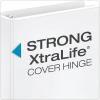Cardinal Economy 3 Ring Binder, 1 Inch, Presentation View, White, Holds 225 Sheets, Nonstick, PVC Free, 4 Pack of Binders (79510)(1-Inch)