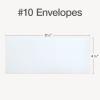 Columbian #10 Security Envelopes, 500/Box, No Window, 4-1/8 x 9-1/2 Inches, Release & Seal Self Seal, White (COLO151)(100 Count)