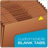 Globe-Weis PFXR217MHD /Pendaflex Heavy-Duty Expanding File, Open Top, 12 Pockets, Monthly Index, Letter Size, Brown (R217MHD)(Letter)