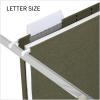 Island Hanging File Folder 1/5 Cut, Letter Size, Standard Green, 25 Count (372 1/5)(File Folder)