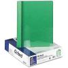Oxford Clear Front Report Covers, Black, Letter Size, 25 per box (55806EE)(Green)