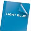 Oxford Clear Front Report Covers, Black, Letter Size, 25 per box (55806EE)(Light Blue)