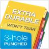 Oxford Expanding Plastic Binder Dividers, Divider for 3 Ring Binder, Flexible Front Expanding Pockets, 8 Tab, Insertable Multicolor Tabs, Letter Size, 3 Sets (89605)(5 Tab)