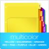Oxford Expanding Plastic Binder Dividers, Divider for 3 Ring Binder, Flexible Front Expanding Pockets, 8 Tab, Insertable Multicolor Tabs, Letter Size, 3 Sets (89605)(8 Tab)