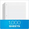 Oxford Filler Paper, 8 x 10-1/2 Inch Wide Ruled Paper, 3 Hole Punch, Loose Leaf Notebook Paper for 3 Ring Binders, 500 sheets (62330), white(Pack of 1000)