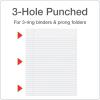 Oxford Filler Paper, 8 x 10-1/2 Inch Wide Ruled Paper, 3 Hole Punch, Loose Leaf Notebook Paper for 3 Ring Binders, 500 sheets (62330), white(Pack of 5000)