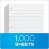 Oxford Filler Paper, 8 x 10-1/2 Inch Wide Ruled Paper, 3 Hole Punch, Loose Leaf Notebook Paper for 3 Ring Binders, 500 sheets (62330), white(Pack of 5000)