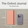 Oxford Journal, Lined Writing Notebook, Writer’s Journal, Classic Notebook for School or Office, 192 Pages, 5″ x 8.25″, Softcover, Black (75507)(Salmon)