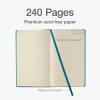 Oxford Journal, Lined Writing Notebook, Writer’s Journal, Classic Notebook for School or Office, 240 Pages, 5″ x 8.25″, Hardcover, Blush (75501)(Teal)