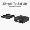 Oxford Keepsake Box, Protective Storage Box, Home and Office Organizer, Photo Storage Box, Souvenir Organizer, Large, 16″ x 12″ x 4 1/4″ (41787)(12″ x 12″ x 4 1/4″)