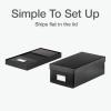 Oxford Keepsake Box, Protective Storage Box, Home and Office Organizer, Photo Storage Box, Souvenir Organizer, Large, 16″ x 12″ x 4 1/4″ (41787)(6″ x 12″ x 4 1/4″)