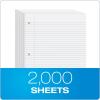 Oxford Loose Leaf Paper, 500 Sheets, College Rule Filler Notebook Paper, 8-1/2″ x 11″, 3-Hole Punched Fits 3-Ring Binders (62349)(2000 Count)