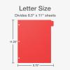 Oxford Poly Binder Dividers, 3 Hole Punch Organizers, Assorted Colors, 8 Tab Write and Erase Organizers, Durable Plastic Dividers for 3 Ring Binder, Pack of 3 Index Dividers (89994)