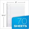 Oxford Spiral Notebook, 1 Subject, College Ruled Paper, 8 x 10-1/2 Inch, Pastel Pink, Orange, Yellow, Green, Blue and Purple, 70 Sheets (63756), Set of 6(College Rule (Pack of 8))
