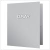Oxford Twin-Pocket Folders, Textured Paper, Letter Size, Royal Blue, Holds 100 Sheets, Box of 25 (57512EE)(Gray)
