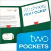 Oxford Twin-Pocket Folders, Textured Paper, Letter Size, Royal Blue, Holds 100 Sheets, Box of 25 (57512EE)(Hunter Green)