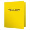 Oxford Twin-Pocket Folders, Textured Paper, Letter Size, Royal Blue, Holds 100 Sheets, Box of 25 (57512EE)(Yellow)