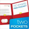 Oxford Two-Pocket Folders, Assorted Colors, Letter Size, 25 per box (57513)(50)