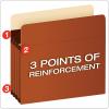 Pendaflex Expanding Accordion File Pockets, Extra Durable, Expands 3.5″, Letter Size, Reinforced with Dupont Tyvek Material, 10/Box (15421), Brown(File Folder)