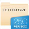 Pendaflex File Folders, Letter Size, 1/3 Cut, Manila, 250 per Box (752250)(File Folders)