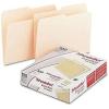 Pendaflex File Folders, Letter Size, 8-1/2″ x 11″, Classic Manila, 1/3-Cut Tabs in Left, Right, Center Positions, 100 Per Box (65213)(1/2 Cut)