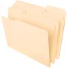 Pendaflex File Folders, Letter Size, 8-1/2″ x 11″, Classic Manila, 1/3-Cut Tabs in Left, Right, Center Positions, 100 Per Box (65213)(1/3 Cut  100 Box + Folders)