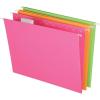Pendaflex Glow Hanging File Folders, Letter Size, Assorted, Case Pack of 12 (81670)(Letter)