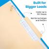 Pendaflex Manila Legal Size File Folders – 1/3-Cut Tabs in Left, Center, Right Positions for Easy Labeling – Manila Folders Ideal for Office, Home Office & Filing Cabinets, 100 Folders (Pack of 1)(Legal)