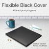 Pendaflex Project Organizer, File Organizer for School, Home and Office, Black with 16 Pockets and 8 Rainbow Tabs, Fits 160 Letter Size Sheets, Poly Tabs with Adhesive Labels (83144)