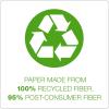 Pendaflex Recycled Hanging Folders, Legal Size, Standard Green, 1/5 Cut, 25/BX (81622)