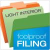Pendaflex Two-Tone Color File Folders, Letter Size, Assorted Colors, 1/3 Cut, 100 per box (152 1/3 ASST)(Assorted Colors)