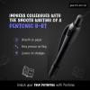 Pentonic BR-T Retractable Ballpoint Pens, 12 Count, Blue Ink, 0.7 mm Fine Point, Smooth Writing For Journaling, Office & School (PEN12123)(Blue)