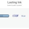 Pentonic Ballpoint Pens, 10 Count, Frosted Pale Pink Barrel with Red Ink, 0.7 mm Fine Point, Smooth Writing For Journaling & Note Taking (PEN13087)(Blue)