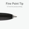 Pentonic GR-T Retractable Gel Pens, 24 Count, Assorted Color Ink (12 Black, 8 Blue, 4 Red), 0.7 mm Fine Point, Smooth Writing For Journaling (1002360)(Red)