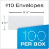 Quality Park #10 Security Envelopes, No Window, Redi-Strip Self Seal Envelopes, 24-lb White Wove, 4-1/8″ x 9-1/2″, 100 per Box (QUA69117)(1 (Pack of 12))