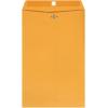 Quality Park 6 x 9 Clasp Envelopes, Clasp and Gummed Closures for Storing or Mailing, 28 lb Kraft Paper, 100 per Box (QUA37855)(9.25 x 14.5 Inches)