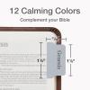 Redi-Tag Bible Tabs, Bible Tabs for Men and Women, Printed and Customizable Bible Labels, Bible Annotation Kit, Pastel Colors, 75 Pack (1002456)(Calming)