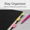 Redi-Tag Divider Sticky Notes, Tabbed Self-Stick Lined Note Pad, 60 Ruled Notes, 4 x 6 Inches, Assorted Neon Colors (29500)(1 Pack)