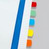 Redi-Tag Laser Printable Tabs, Permanent Index Tabs, Customizable Adhesive Labels, 5 Assorted Colors: Yellow, Red, Blue, Green, Orange, 1.125″ x 1.25″, 375 Per Pack (B39020)(100 labels)